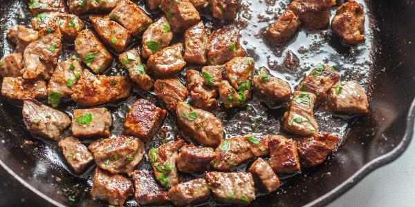 طرز تهیه استیک لقمه با طعم سیر طرز تهیه استیک لقمه با طعم سیر